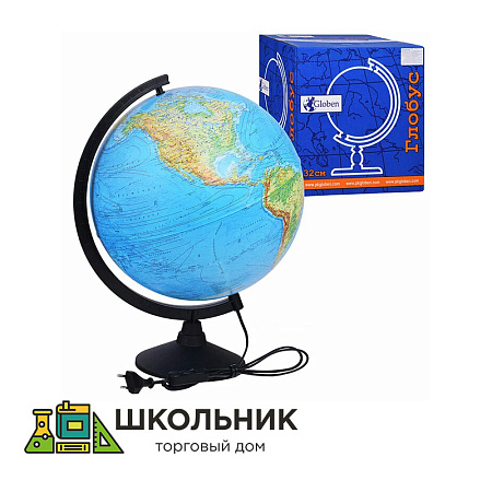 Глобус Земли физический