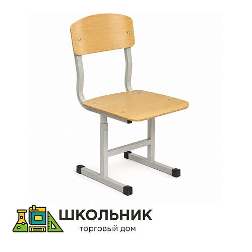 Стул ученический, регулируемый по высоте, фанера