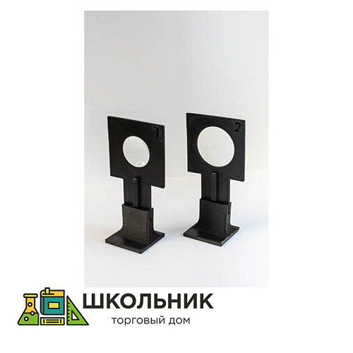 Набор собирающих линз на подставке (различной оптической силы)