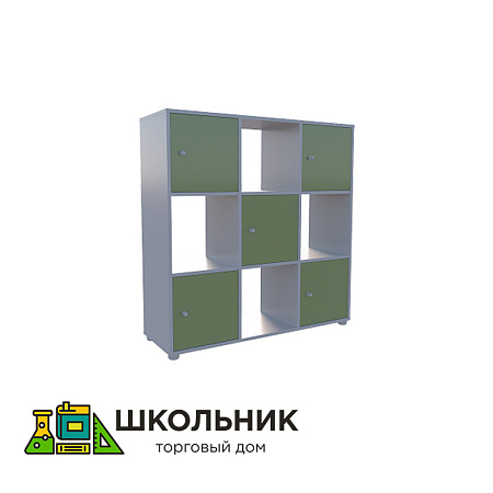 Стеллаж с 9 ячейками