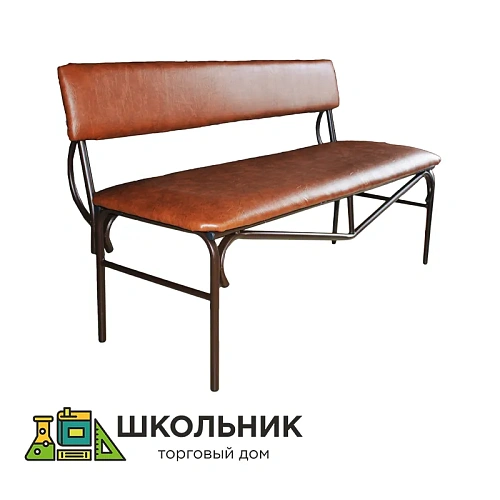 Банкетка с мягкой спинкой